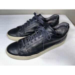 To Boot New York Marshall Blue Leather Sneakers Size 12 Handmade In Italy